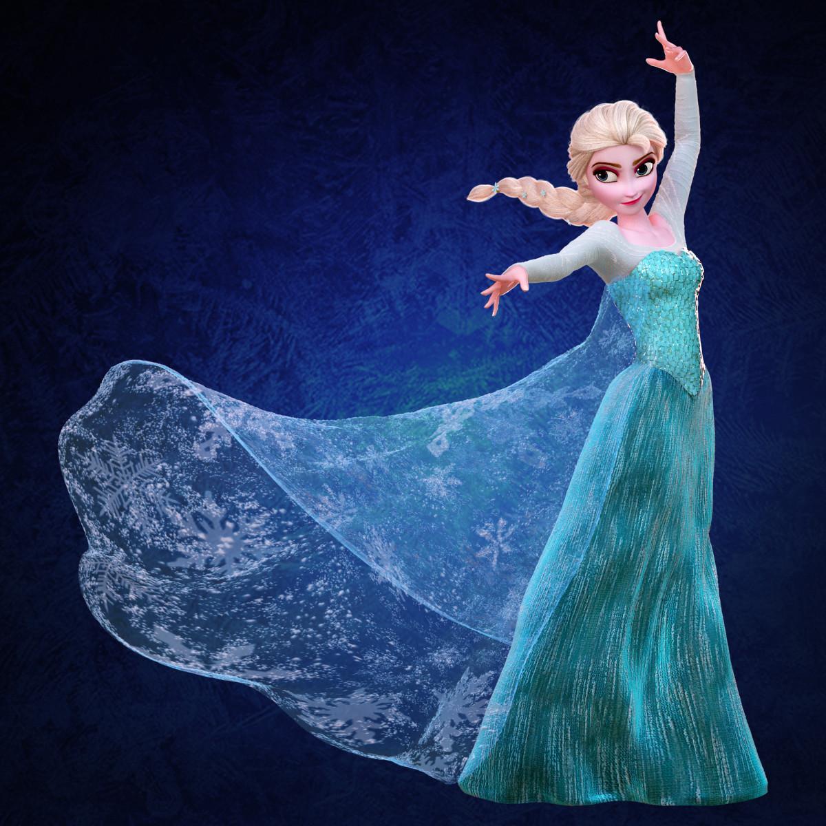 Elsa A&B From Disney "Frozen" 3d Model | Best Of 3d Models